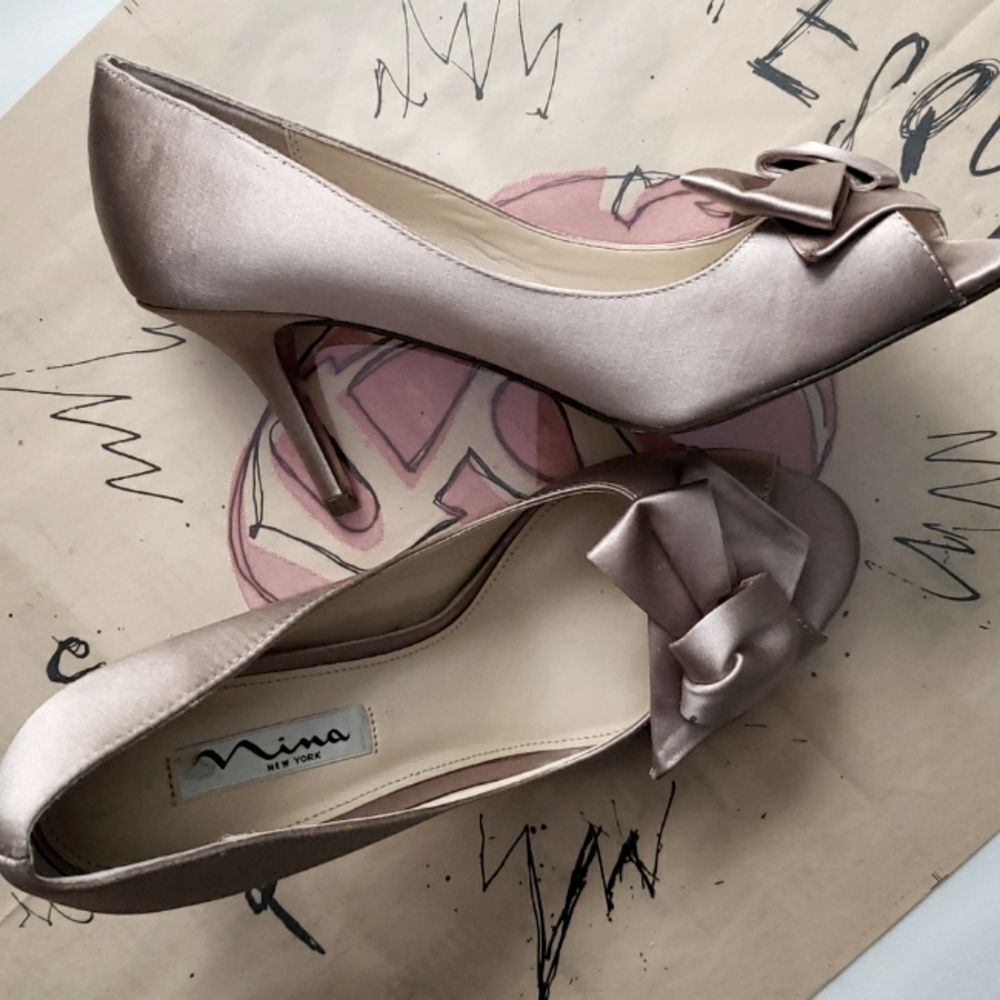 NINA satin heels